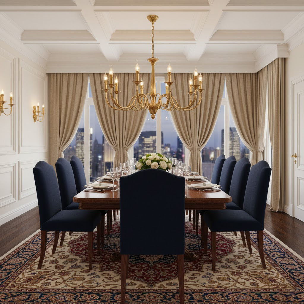 Winchester Brass Chandelier