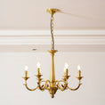 Bild in die Galerieansicht laden, Winchester Brass Chandelier
