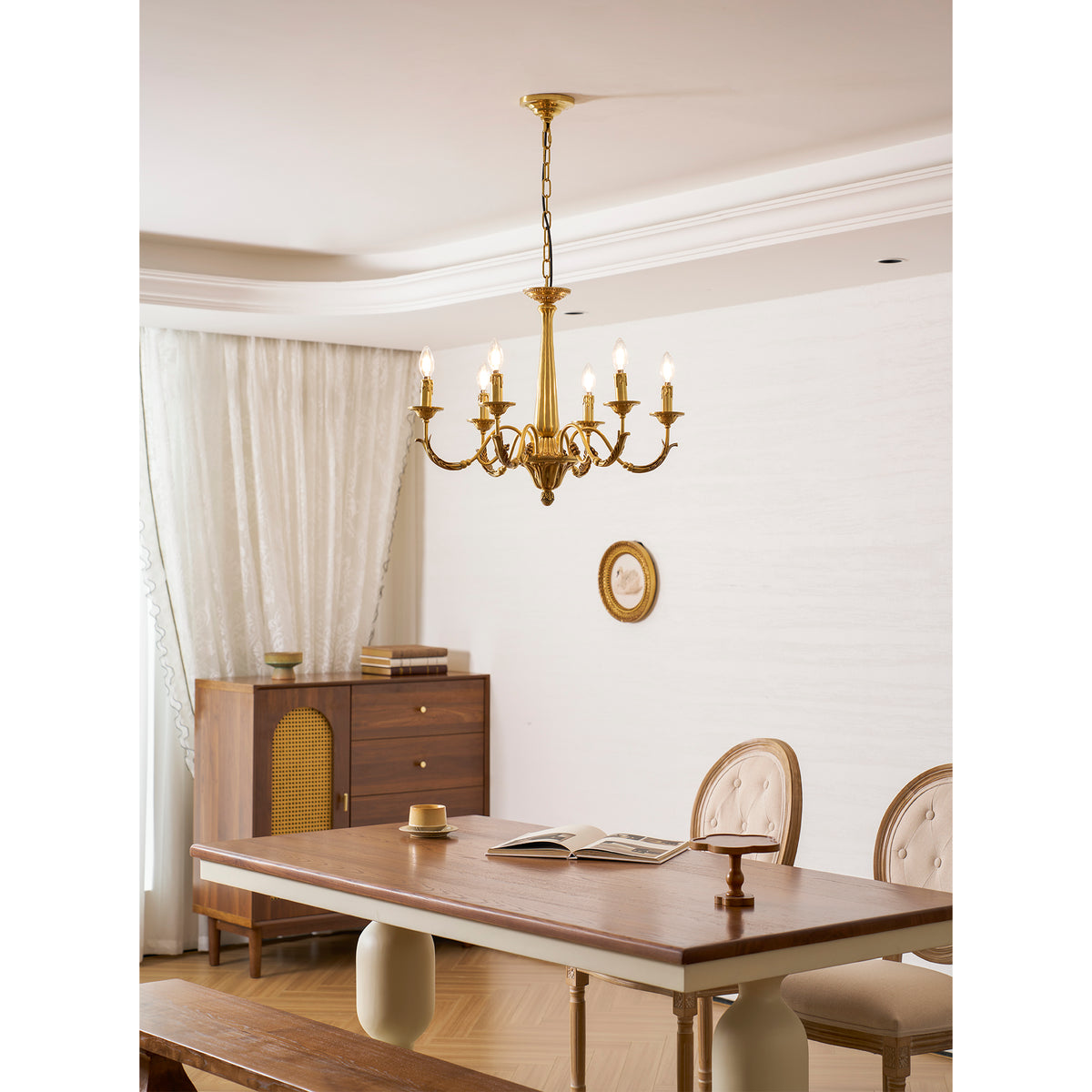 Winchester Brass Chandelier