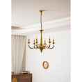 Bild in die Galerieansicht laden, Winchester Brass Chandelier
