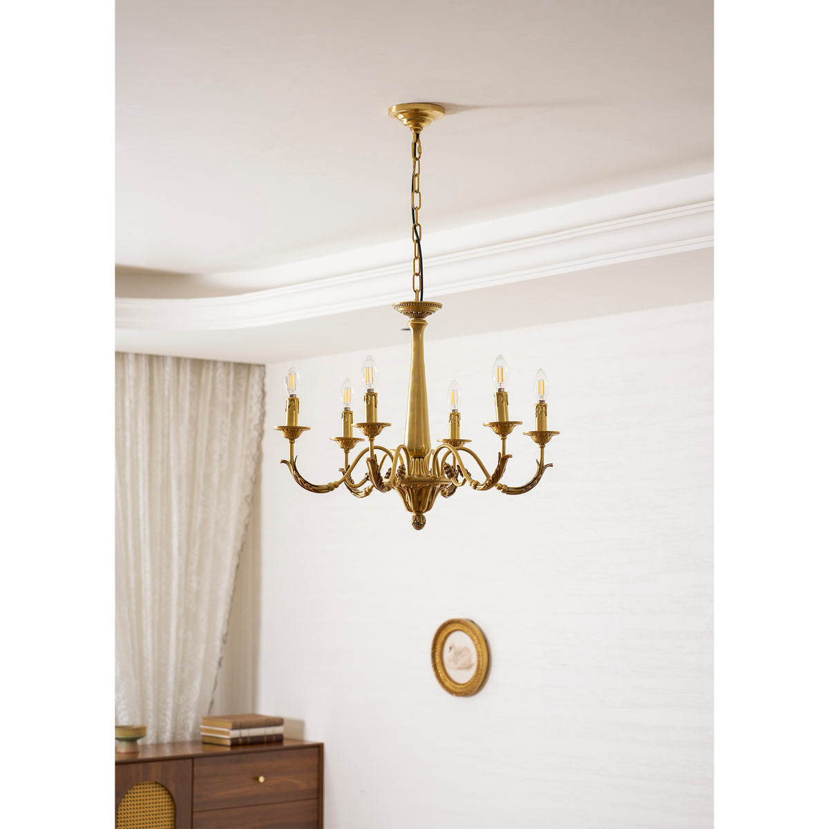 Winchester Brass Chandelier