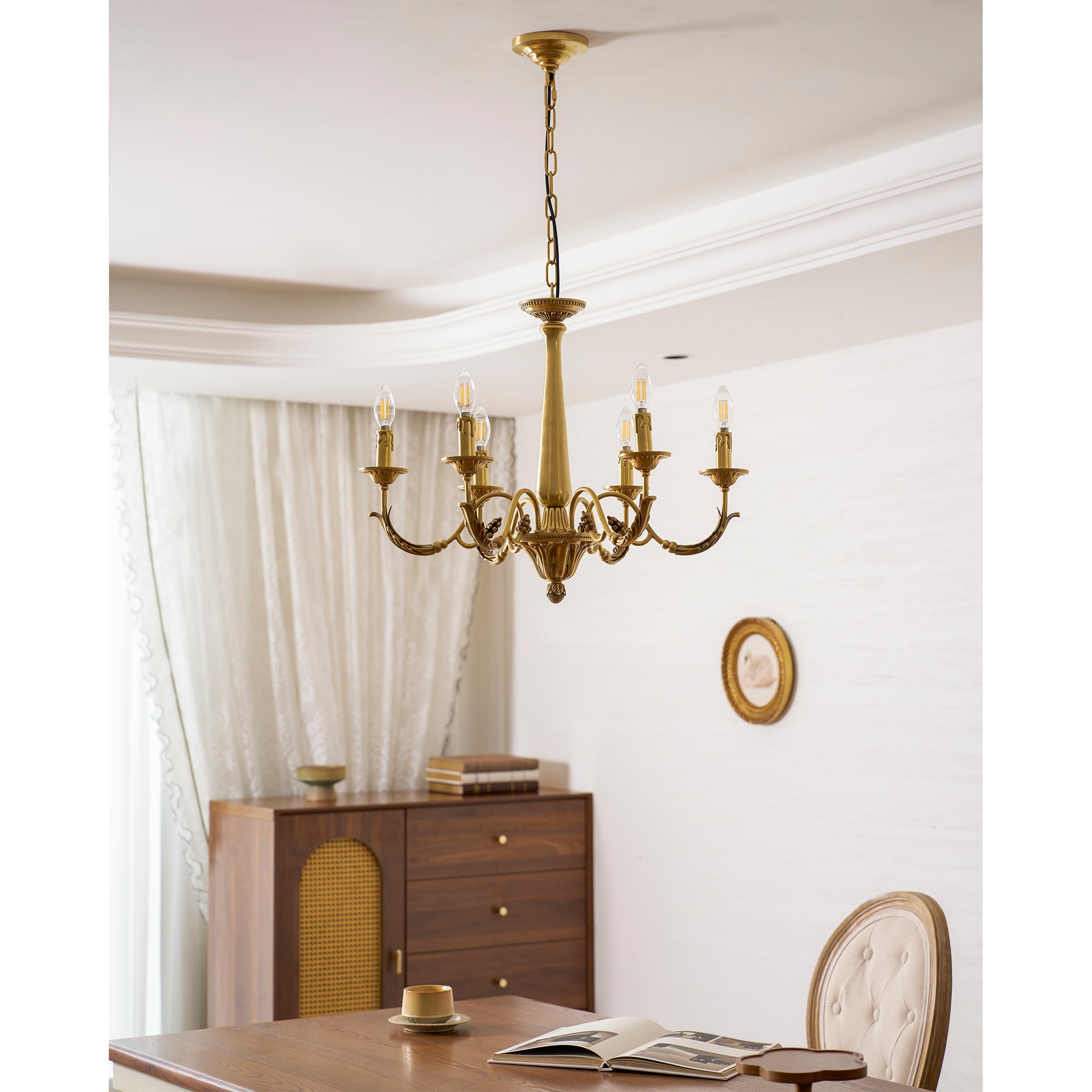 Winchester Brass Chandelier