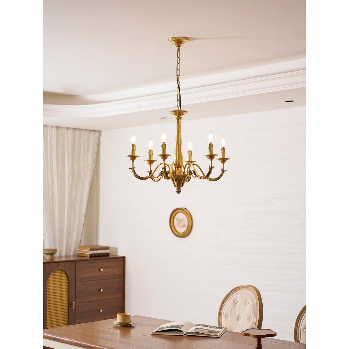 Winchester Brass Chandelier