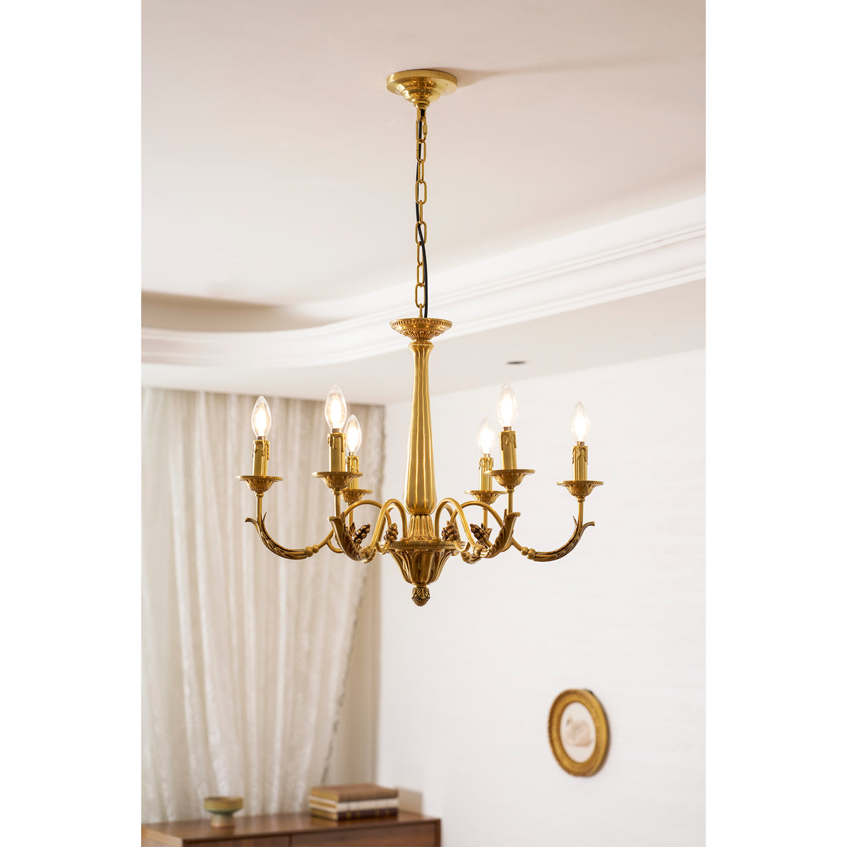 Winchester Brass Chandelier
