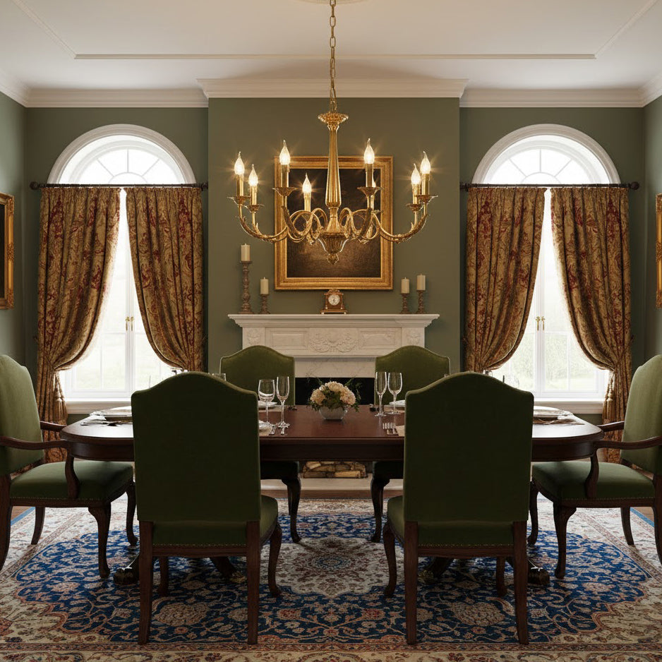 Winchester Brass Chandelier