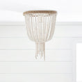 Load image into Gallery viewer, Wood Beaded Teen Ceiling Lamp
