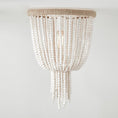 Load image into Gallery viewer, Wood Beaded Teen Ceiling Lamp
