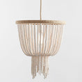 Load image into Gallery viewer, Wood Beaded Teen Chandelier
