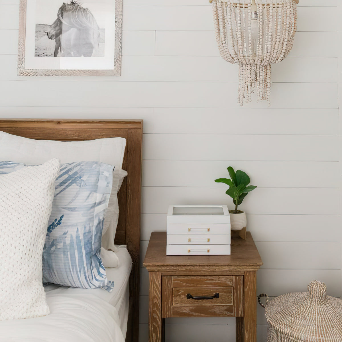 Wood Beaded Teen Chandelier