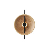 Wood Disc Wall Lamp