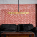 Load image into Gallery viewer, Wood-beam Island Chandelier
