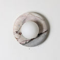 Load image into Gallery viewer, Orli White Marble Sconce
