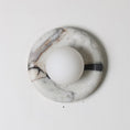 Load image into Gallery viewer, Orli White Marble Sconce
