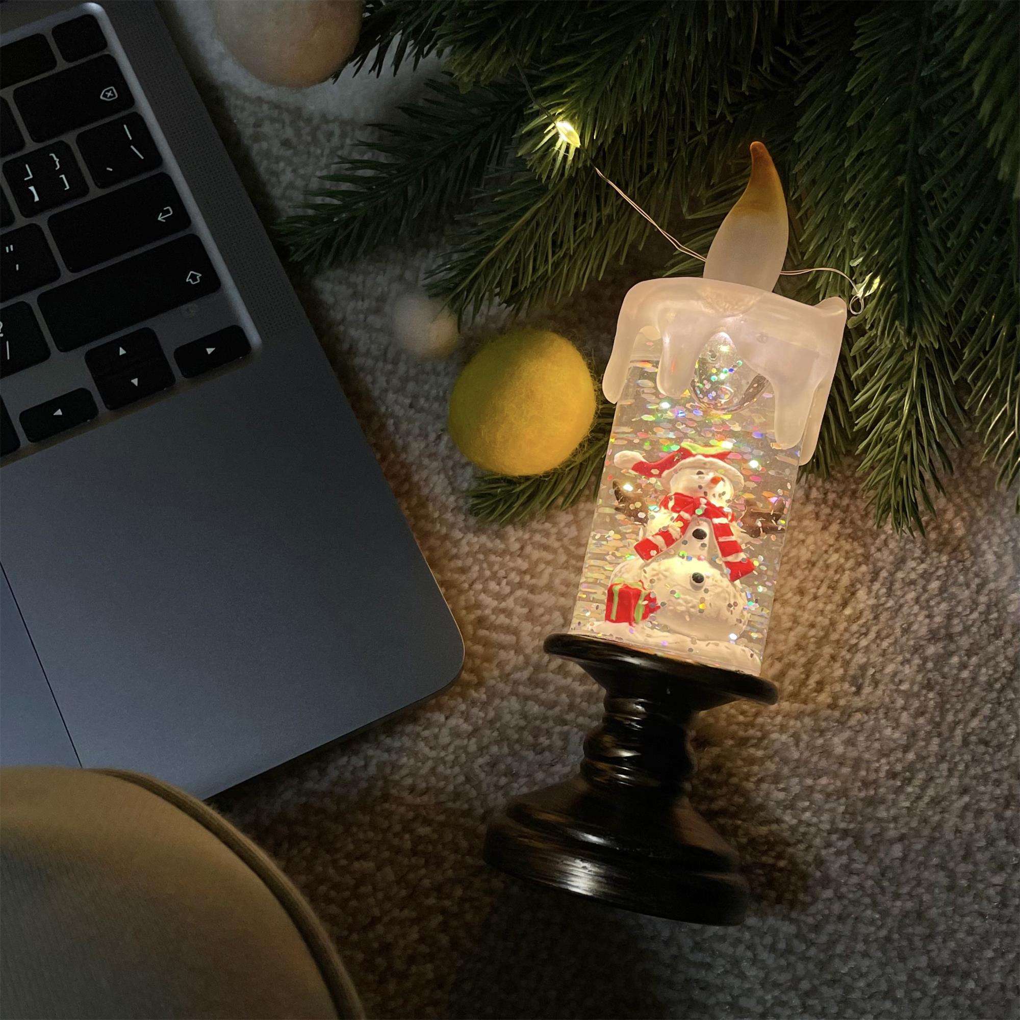 Xmas Candles Table Lamp (built-in battery)