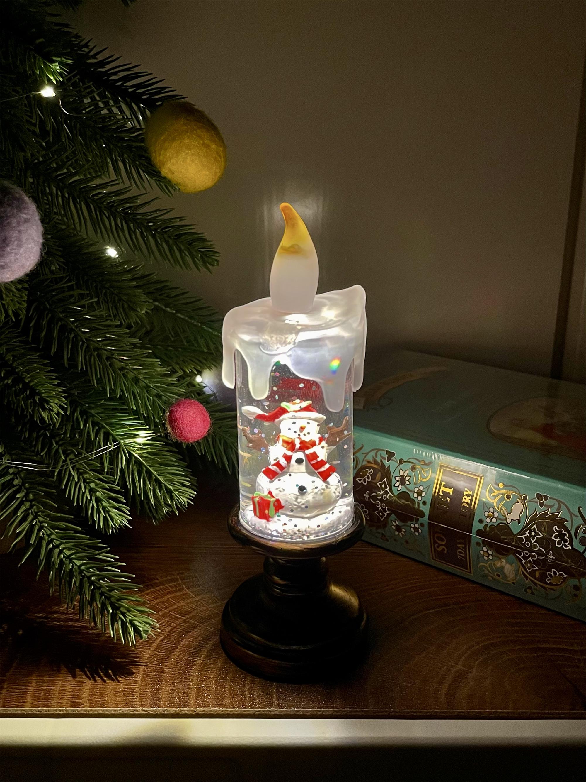 Xmas Candles Table Lamp (built-in battery)