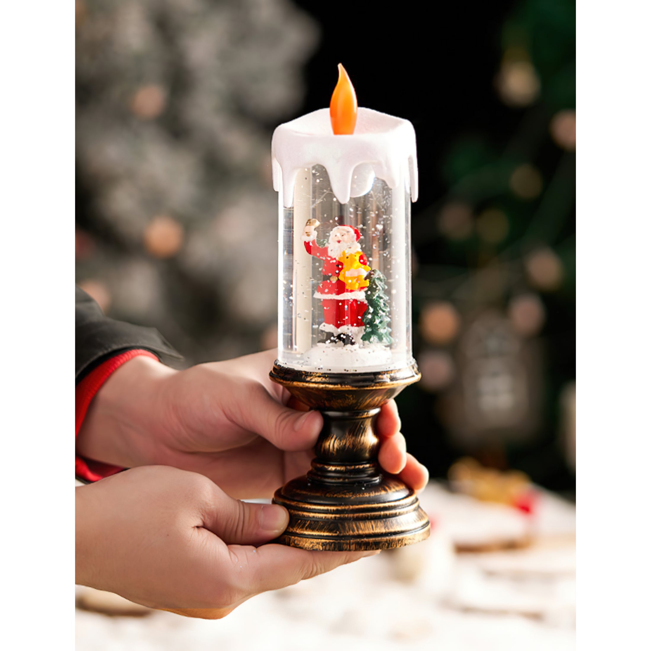 Xmas Candles Table Lamp (built-in battery)