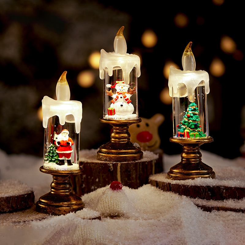 Xmas Candles Table Lamp (built-in battery)