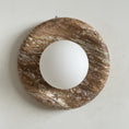 Load image into Gallery viewer, Orli Beige Marble Sconce
