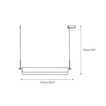 Years Alabaster Pendant Light – detail 3 — Dimension drawings 1
