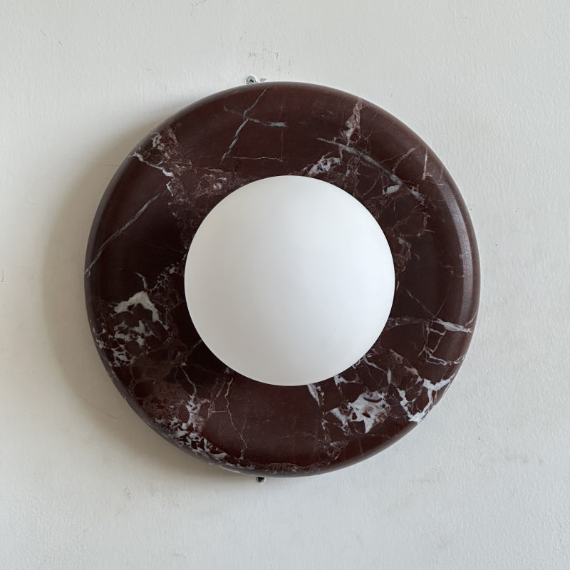 Orli Deep Purple Red Marble Sconce