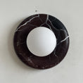 Load image into Gallery viewer, Orli Deep Purple Red Marble Sconce
