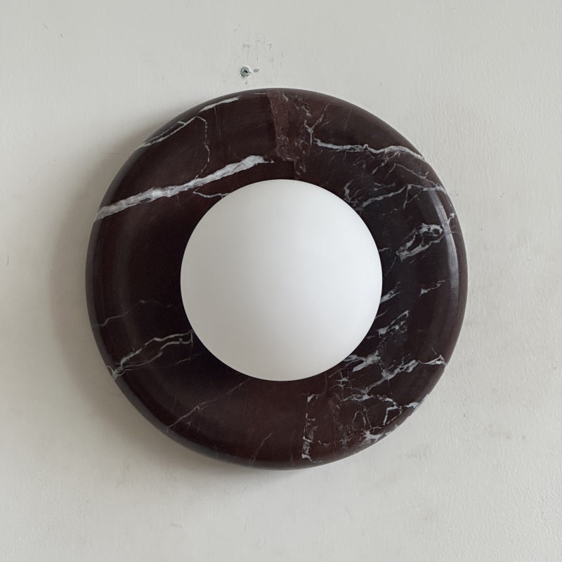 Orli Deep Purple Red Marble Sconce