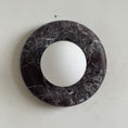 Load image into Gallery viewer, Orli Deep Purple Red Marble Sconce
