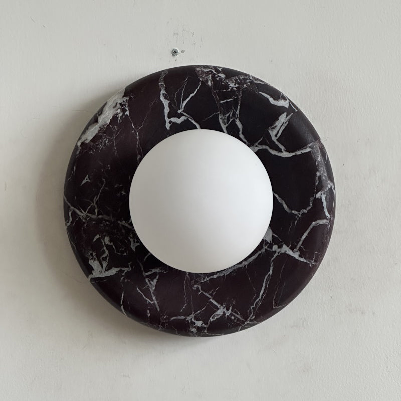 Orli Deep Purple Red Marble Sconce