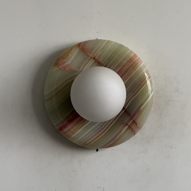 Orli Cyan Jade Sconce