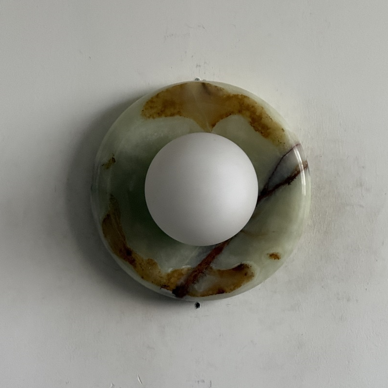 Orli Cyan Jade Sconce