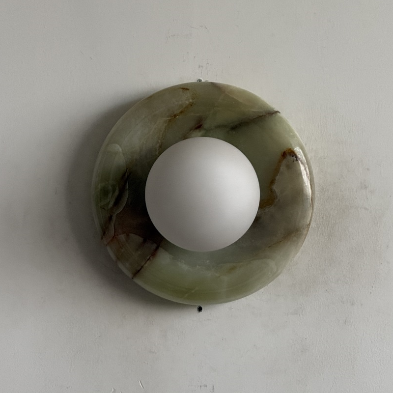 Orli Cyan Jade Sconce