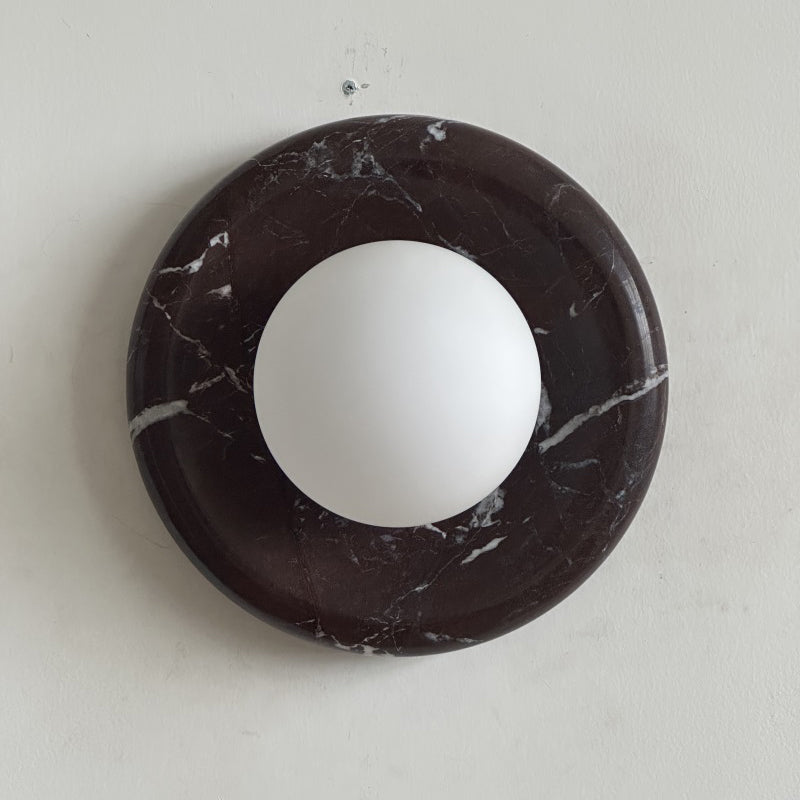 Orli Deep Purple Red Marble Sconce