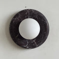 Load image into Gallery viewer, Orli Deep Purple Red Marble Sconce
