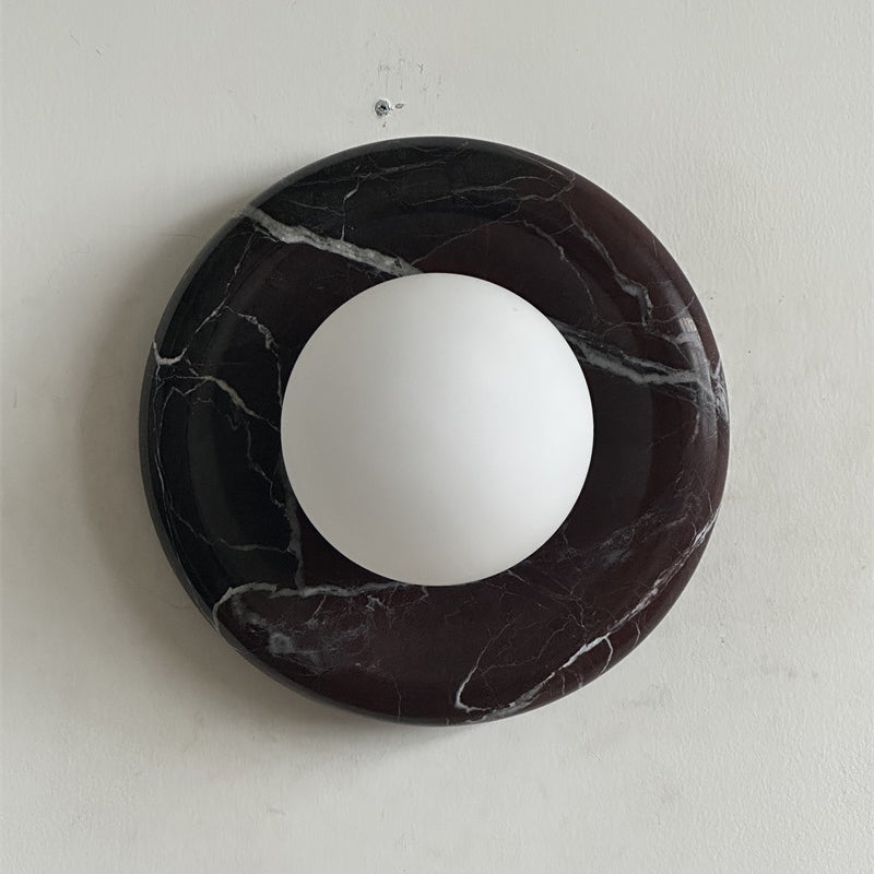 Orli Deep Purple Red Marble Sconce