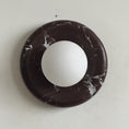 Load image into Gallery viewer, Orli Deep Purple Red Marble Sconce
