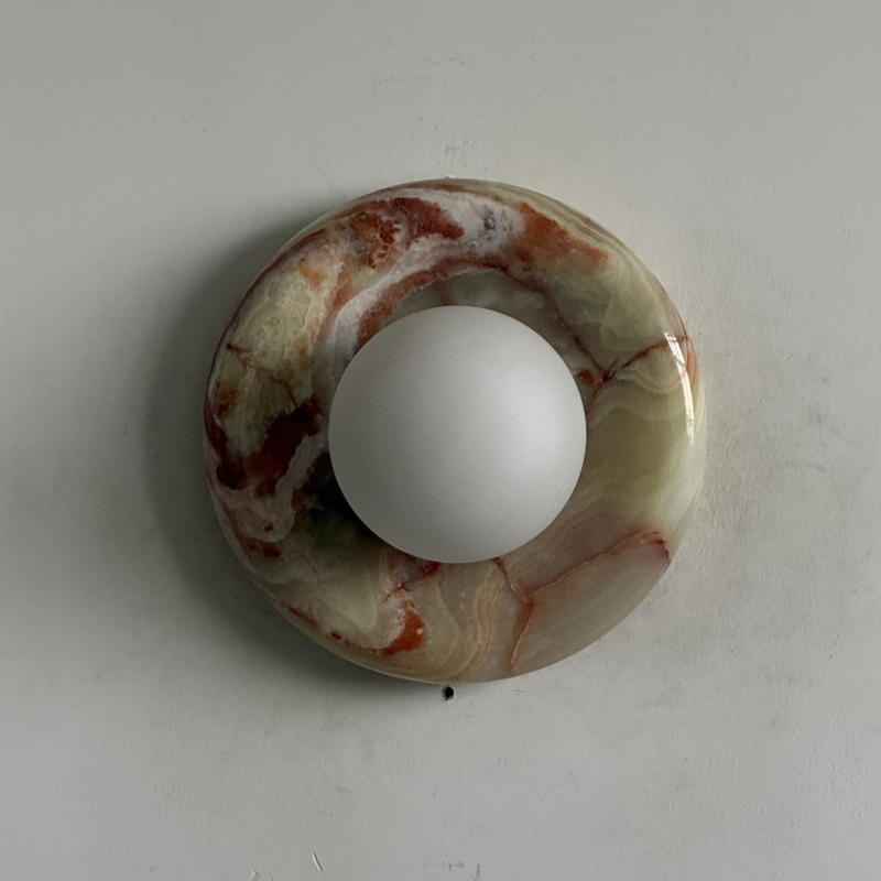Orli Cyan Jade Sconce