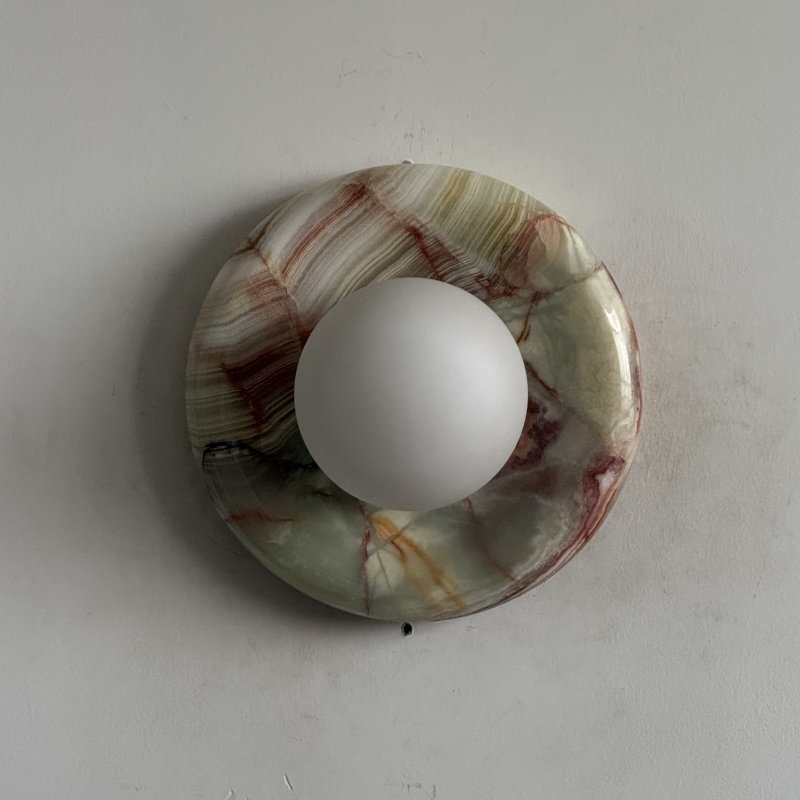 Orli Cyan Jade Sconce