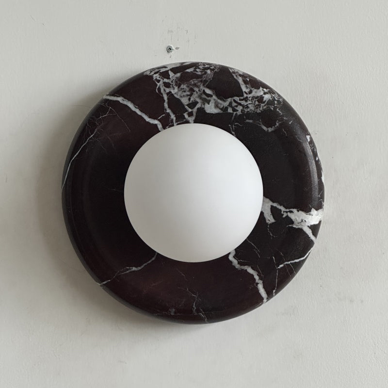 Orli Deep Purple Red Marble Sconce
