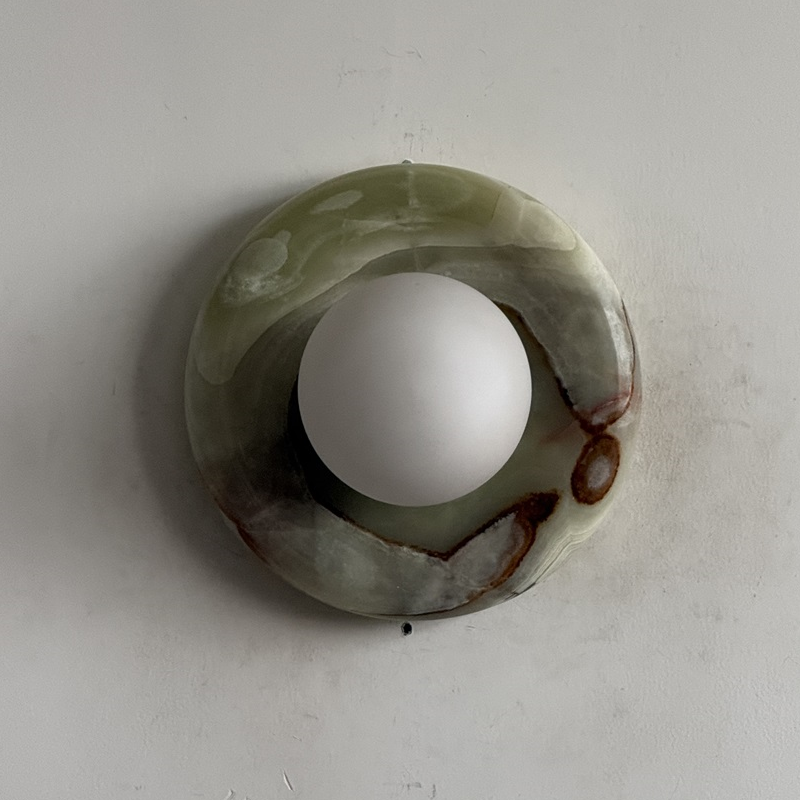 Orli Cyan Jade Sconce