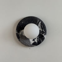 Orli Black Marble Sconce