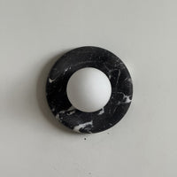 Orli Black Marble Sconce