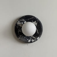 Orli Black Marble Sconce
