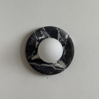 Orli Black Marble Sconce