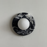 Orli Black Marble Sconce