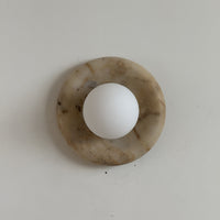 Orli Beige Marble Sconce – detail 9
