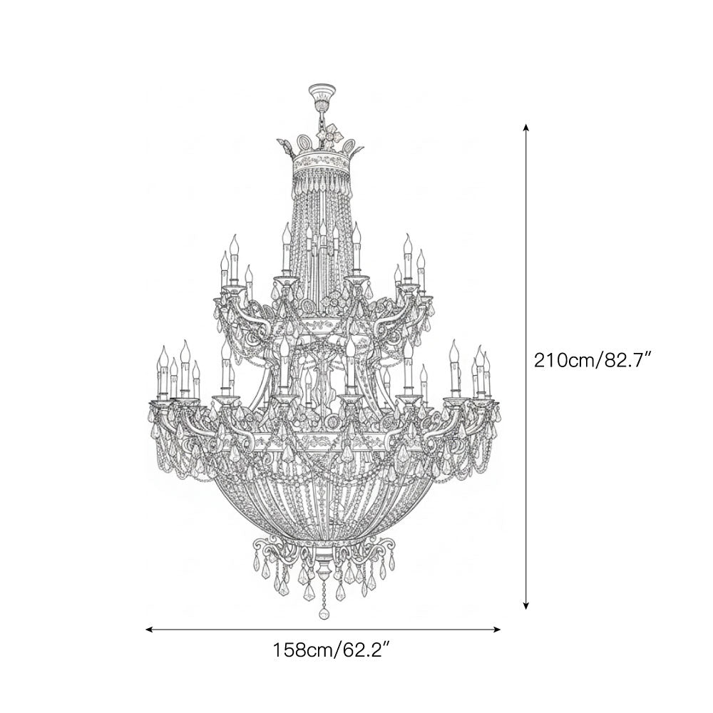 Zaira Opulent Chandelier