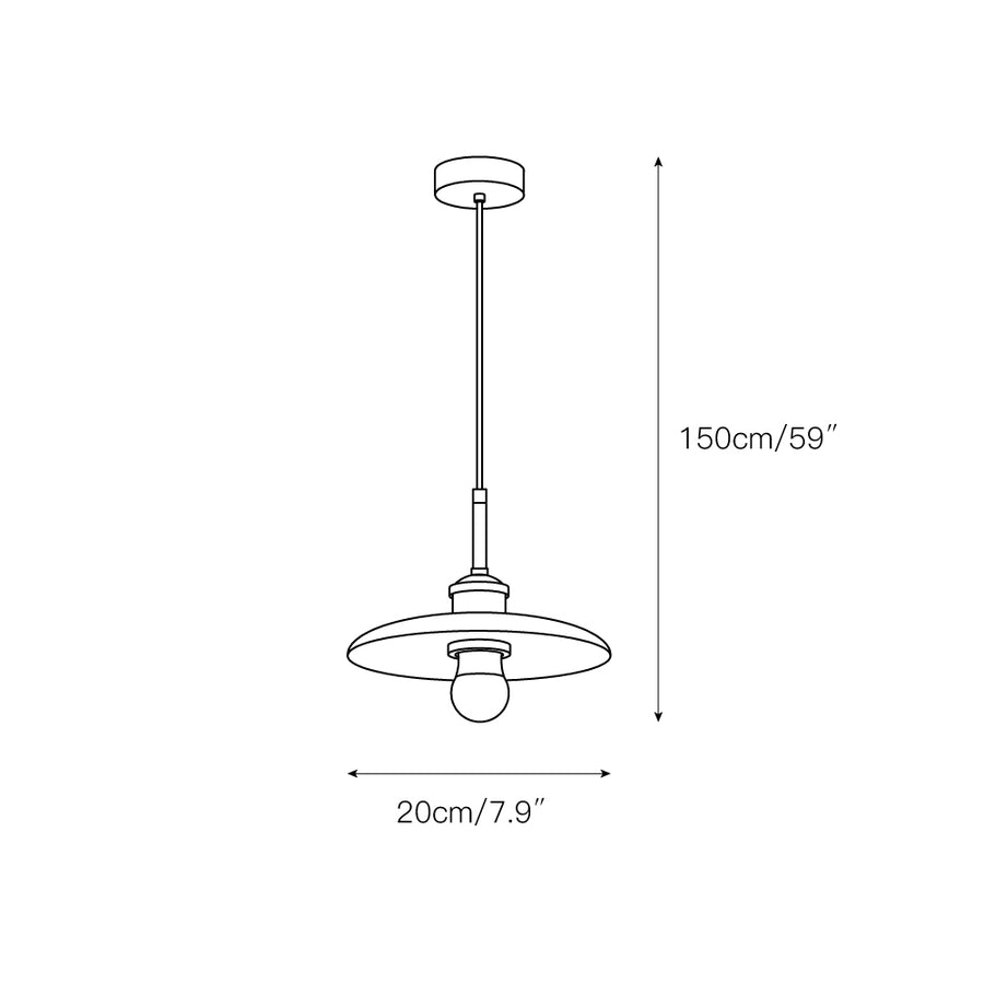 Zat Marble Pendant Lamp – detail 3 — Dimension drawings 1