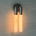 Load image into Gallery viewer, Zeme Alabaster Wall Sconce
