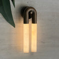 Load image into Gallery viewer, Zeme Alabaster Wall Sconce
