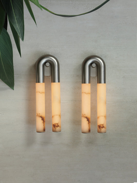 Zeme Alabaster Wall Sconce